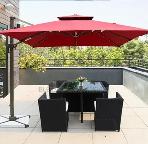 Leds Lights Marble Umbrella