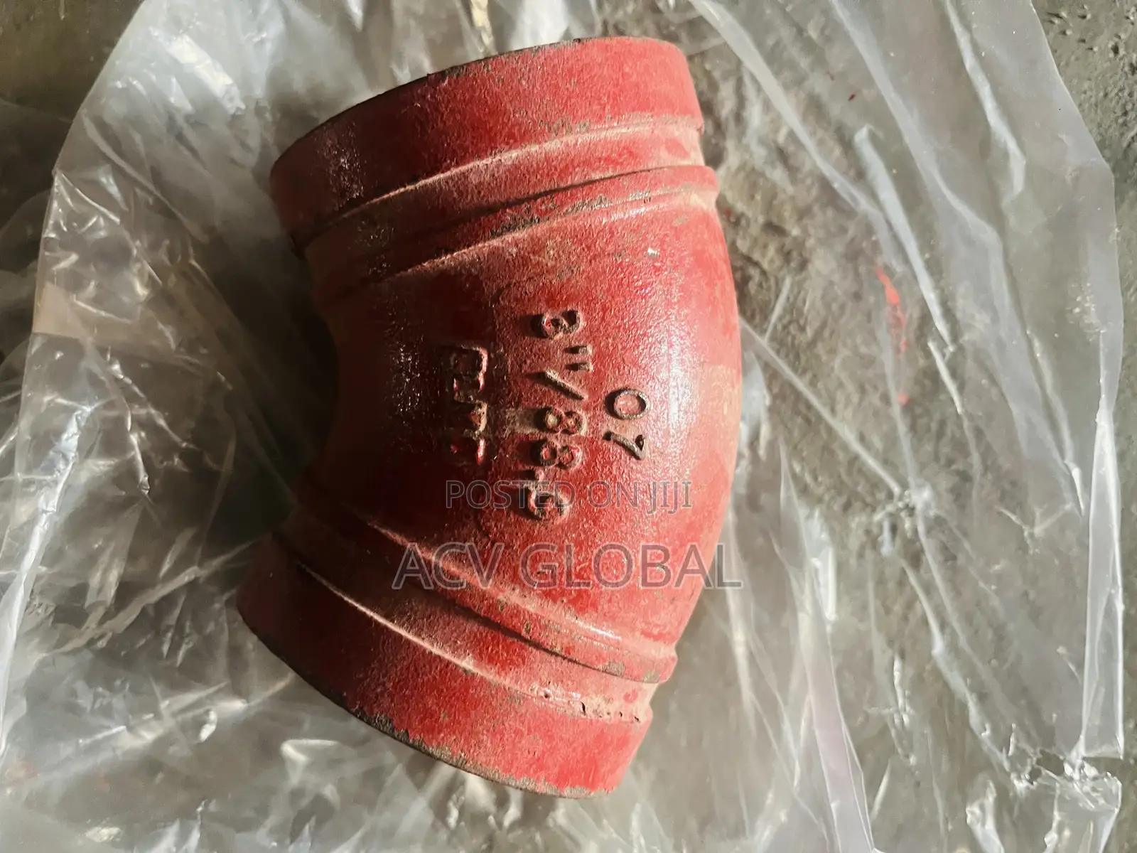 Groove Elbow 45d 3”