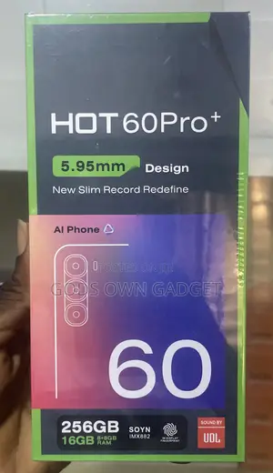 New Infinix Hot 60 Pro+ 256 GB Gray
