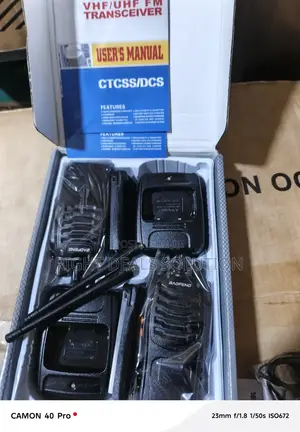 Baofeng Rechargeable Walkie Talkie With Extended Battery
