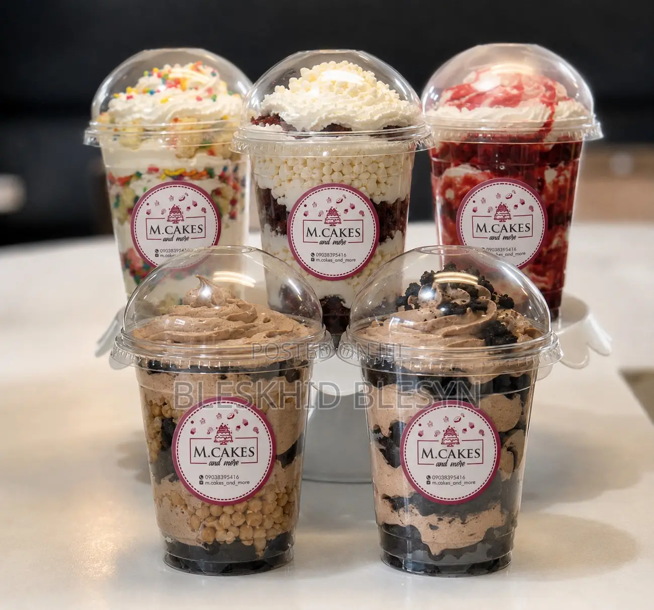 Cake Parfaits and Cake Slices