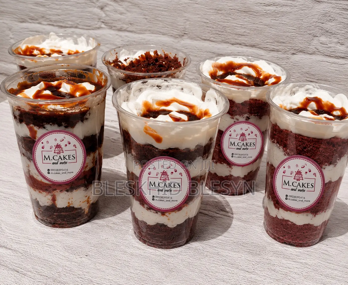 Cake Parfaits and Cake Slices