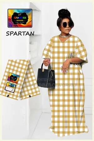 Ankara Bubu Kaftan Dress