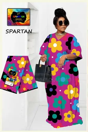 Ankara Bubu Kaftan Dress
