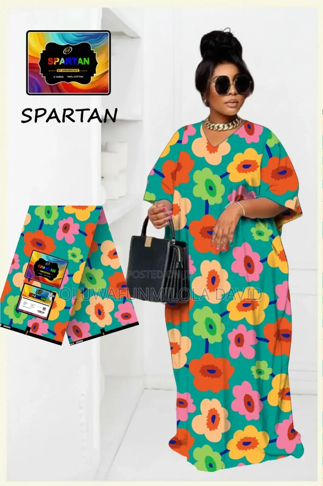 Ankara Bubu Kaftan Dress