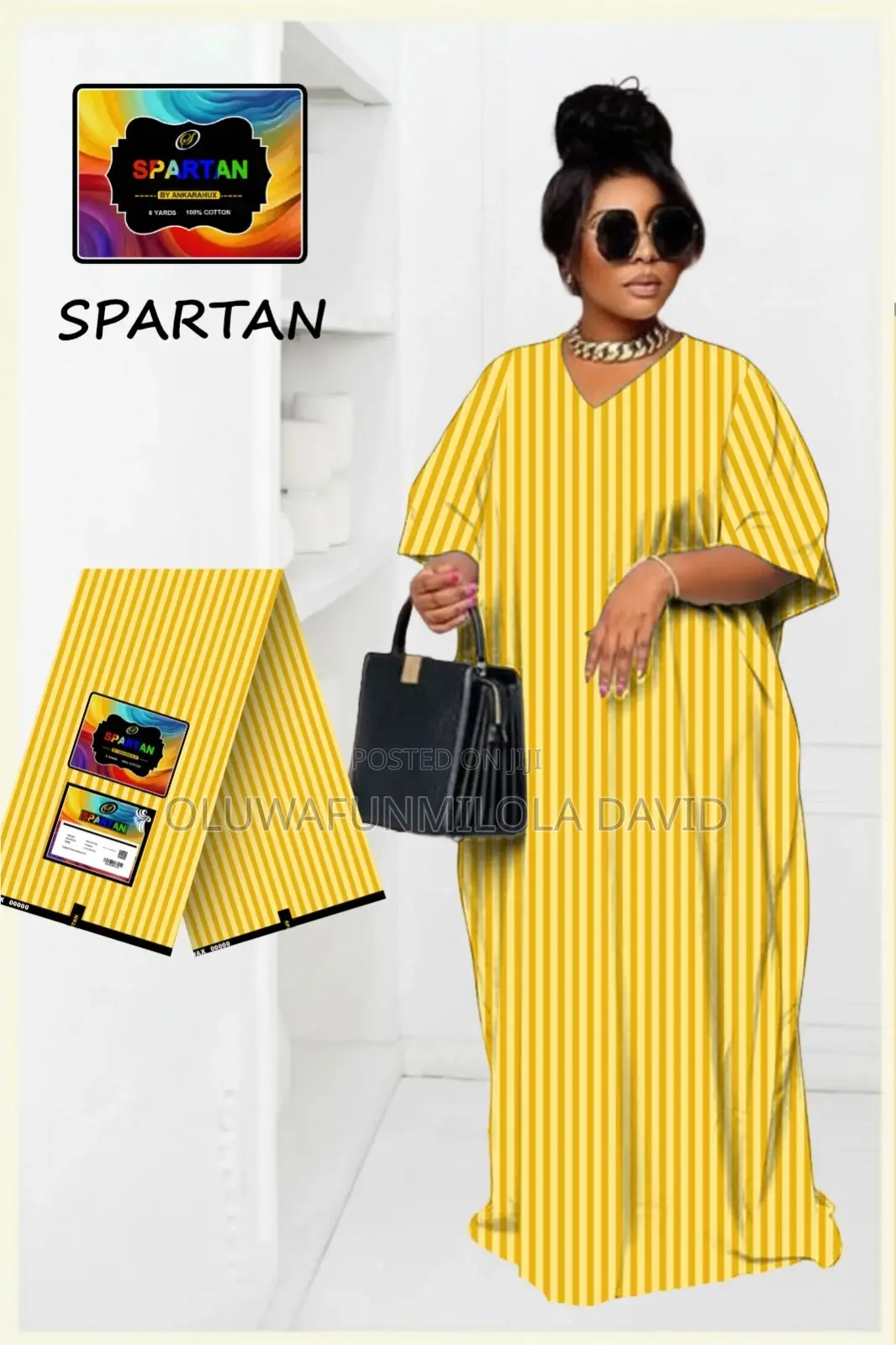 Ankara Bubu Kaftan Dress