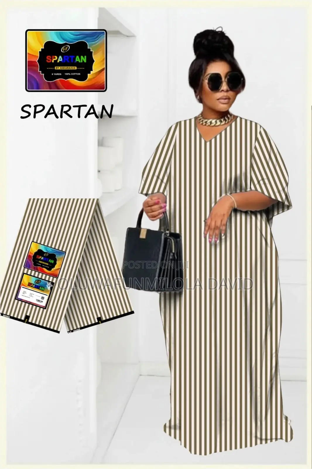 Ankara Bubu Kaftan Dress