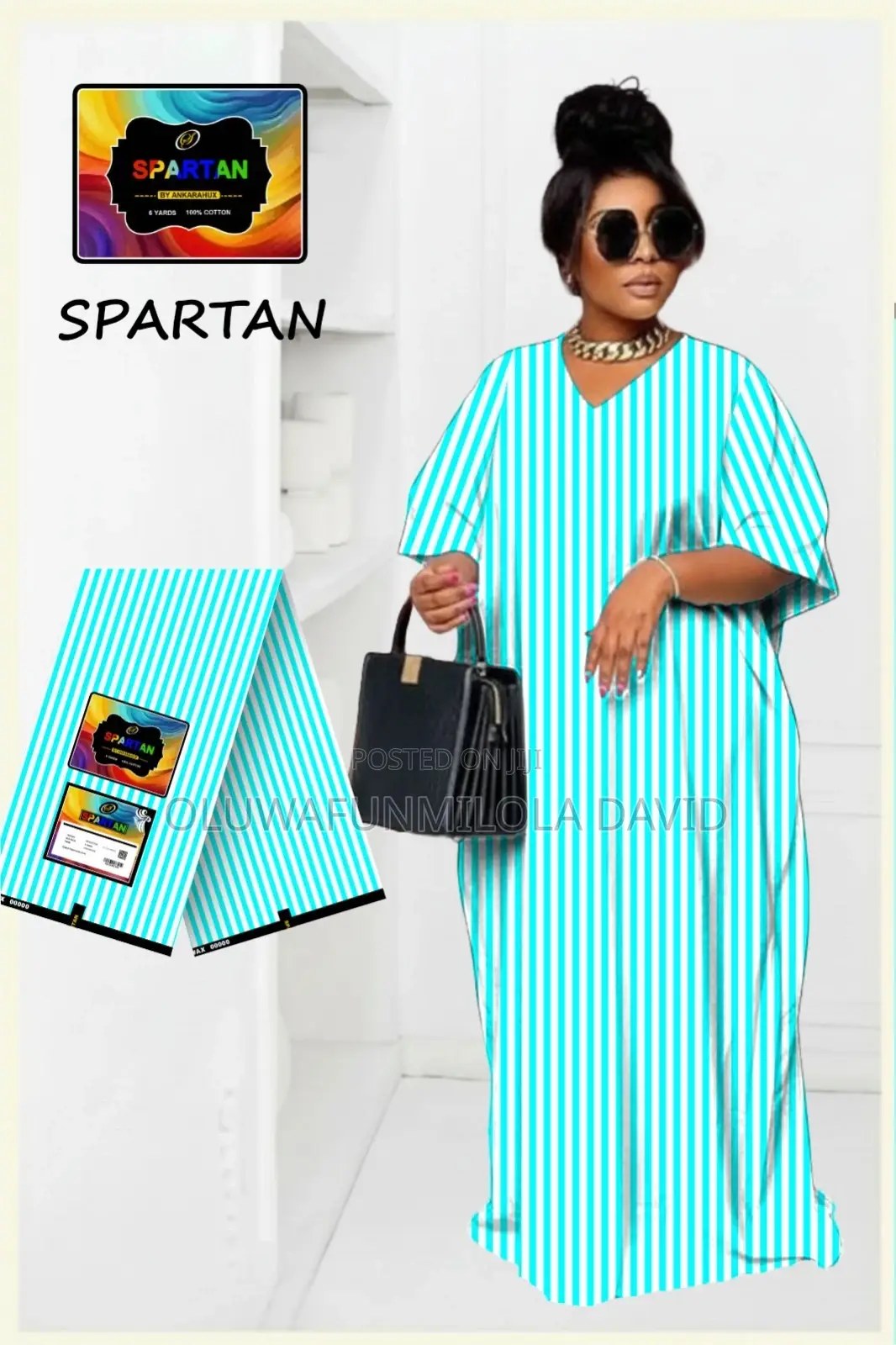 Ankara Bubu Kaftan Dress
