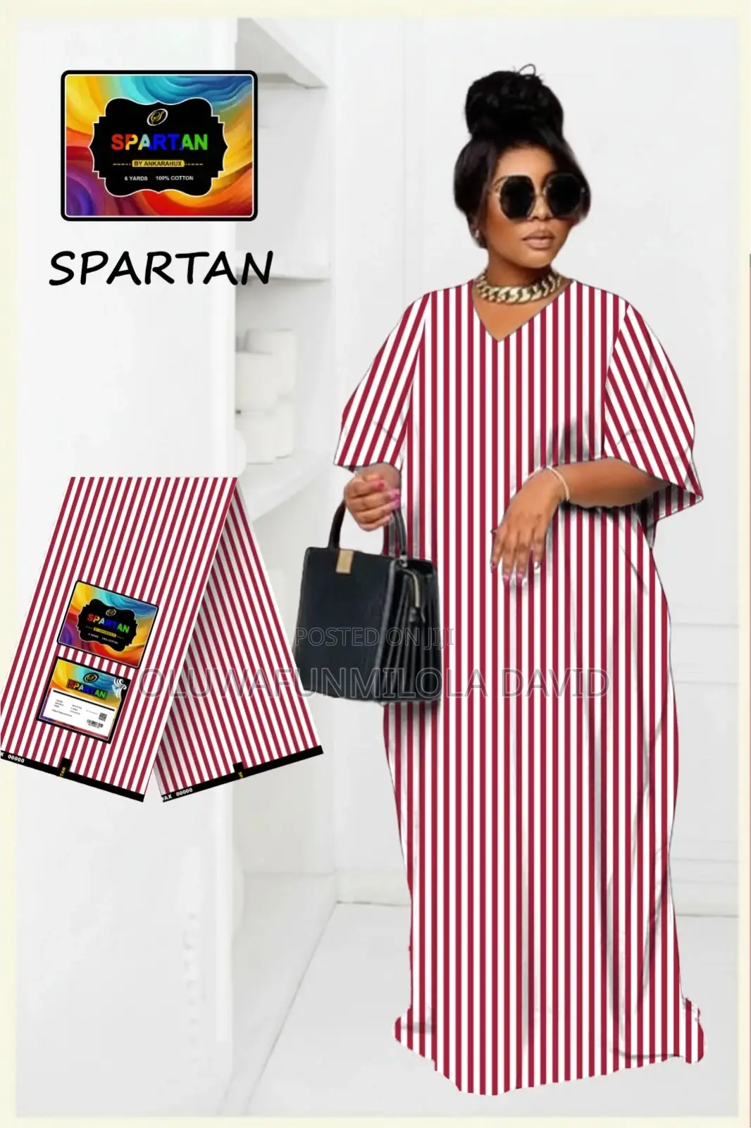 Ankara Bubu Kaftan Dress