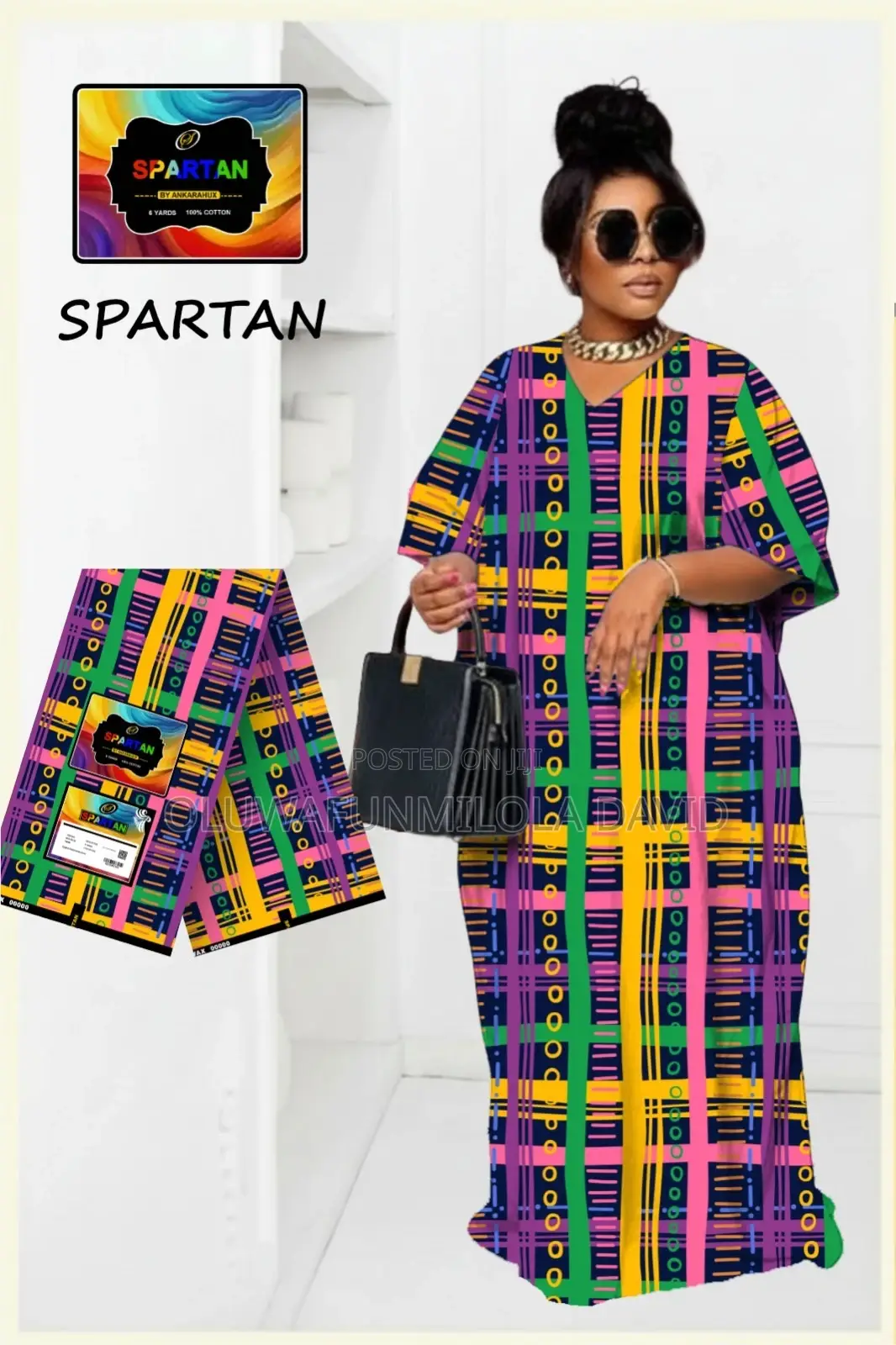 Ankara Bubu Kaftan Dress