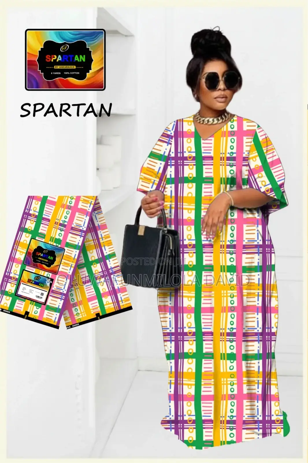 Ankara Bubu Kaftan Dress