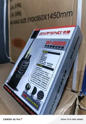 Original Baofeng Walkie Talkie With Fast Charging Battery