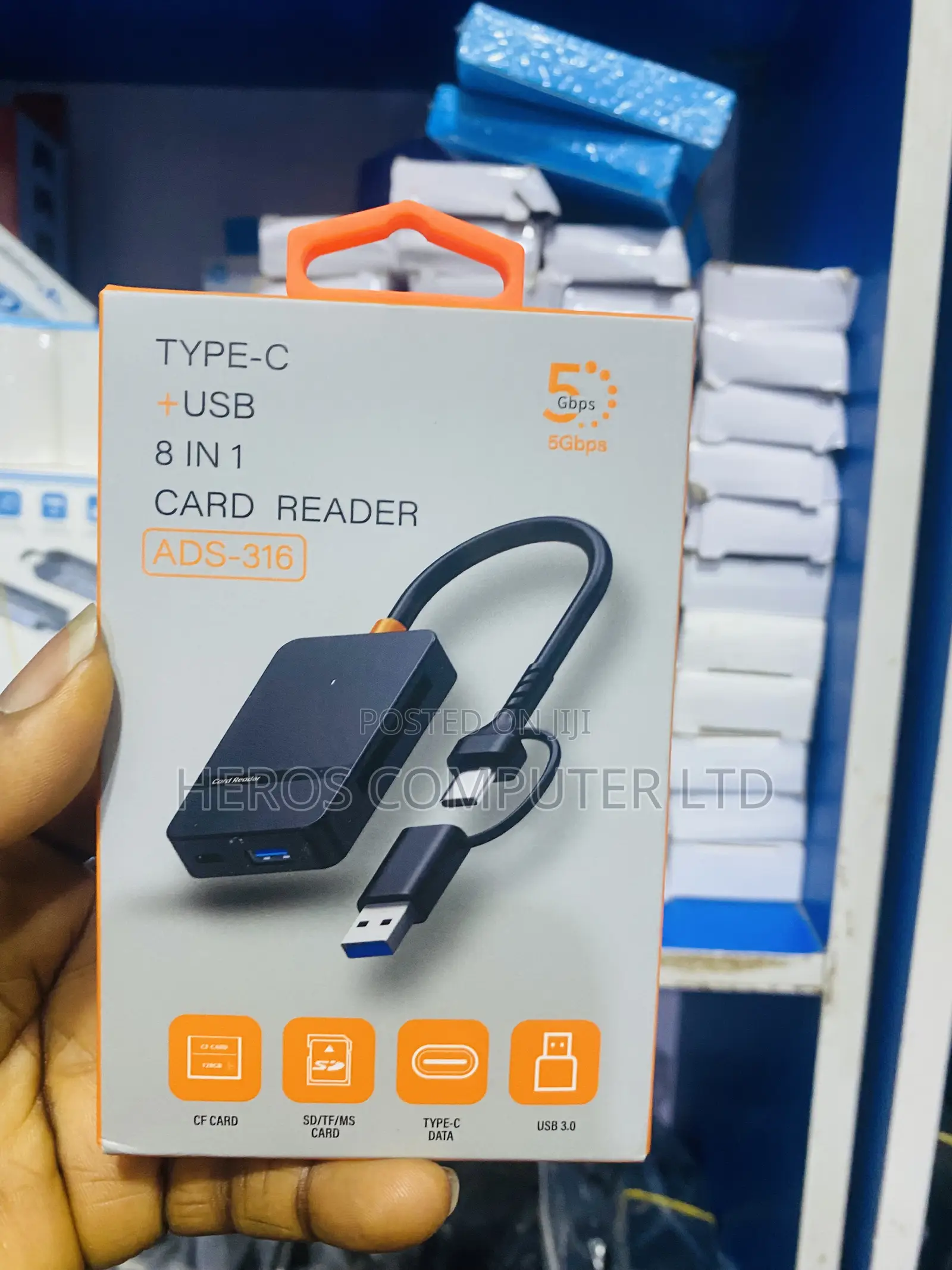 8 in 1 Type C / Usb Card Reader