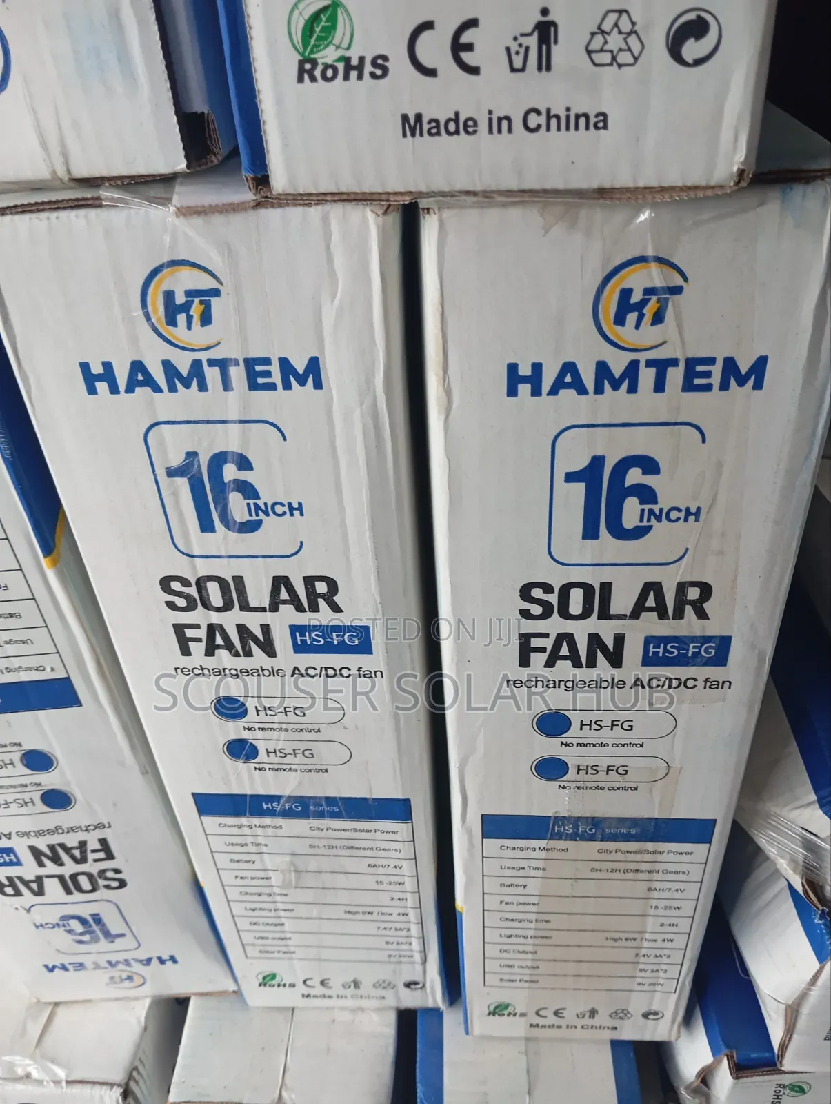 16" Solar Fan