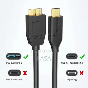 Usb Micro B to Type C Cable 30cm
