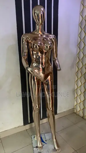 Luxury Female Gold Full Body Mannequin