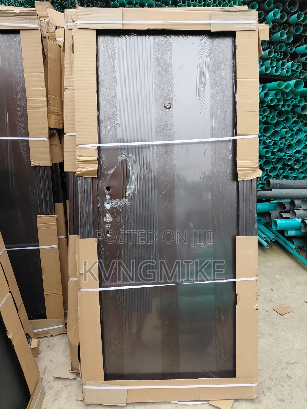 Steel Security Brown 3ft Door