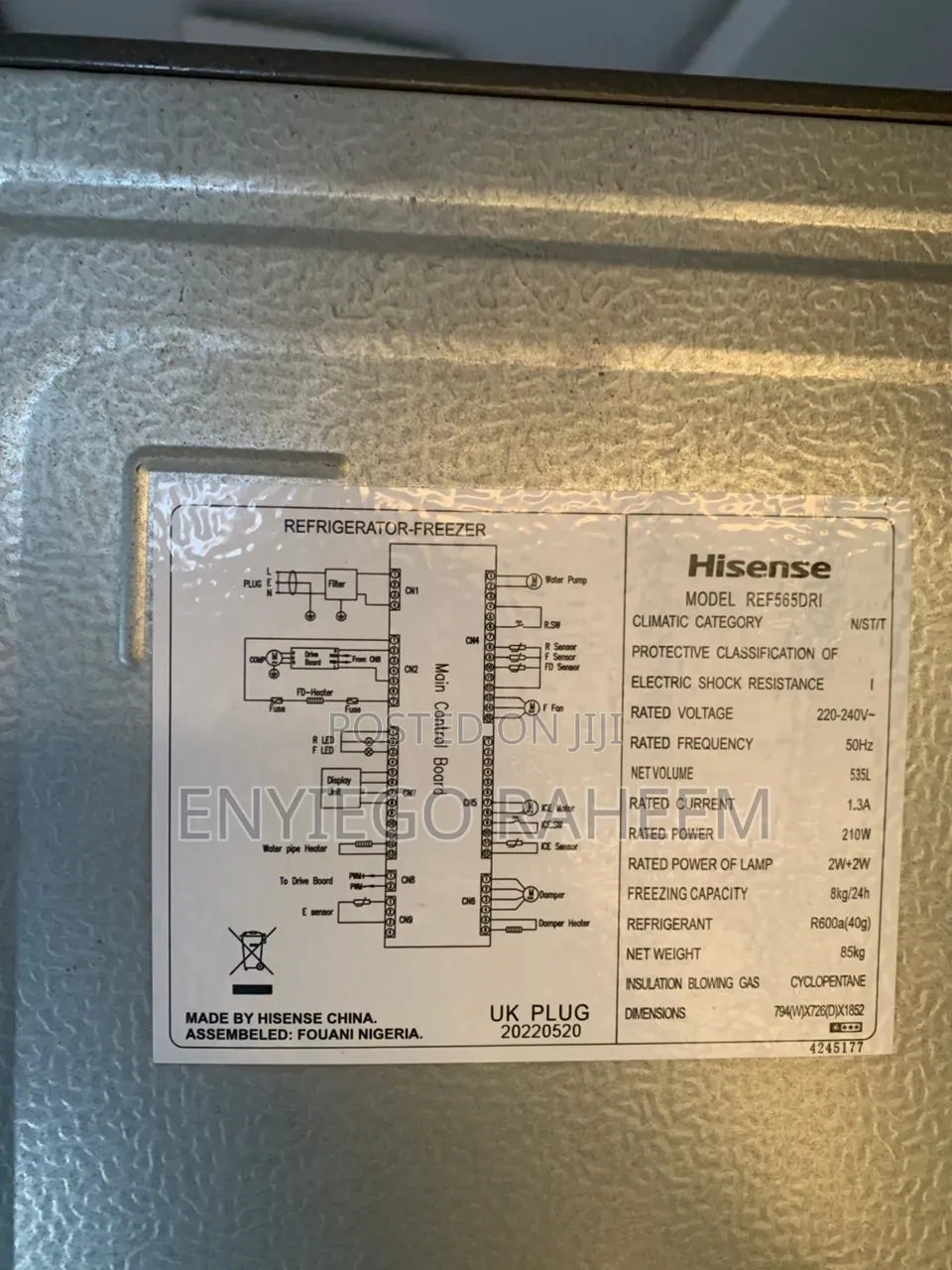 Hisense Refrigerator