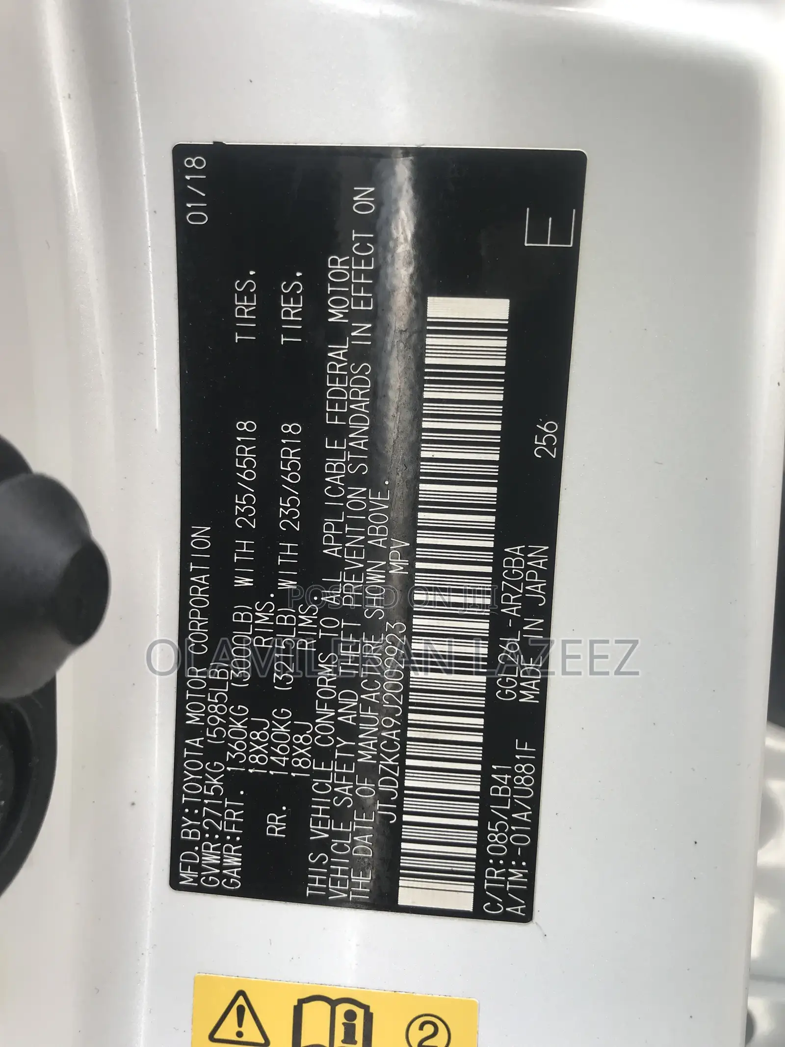 Lexus RX 2018 White
