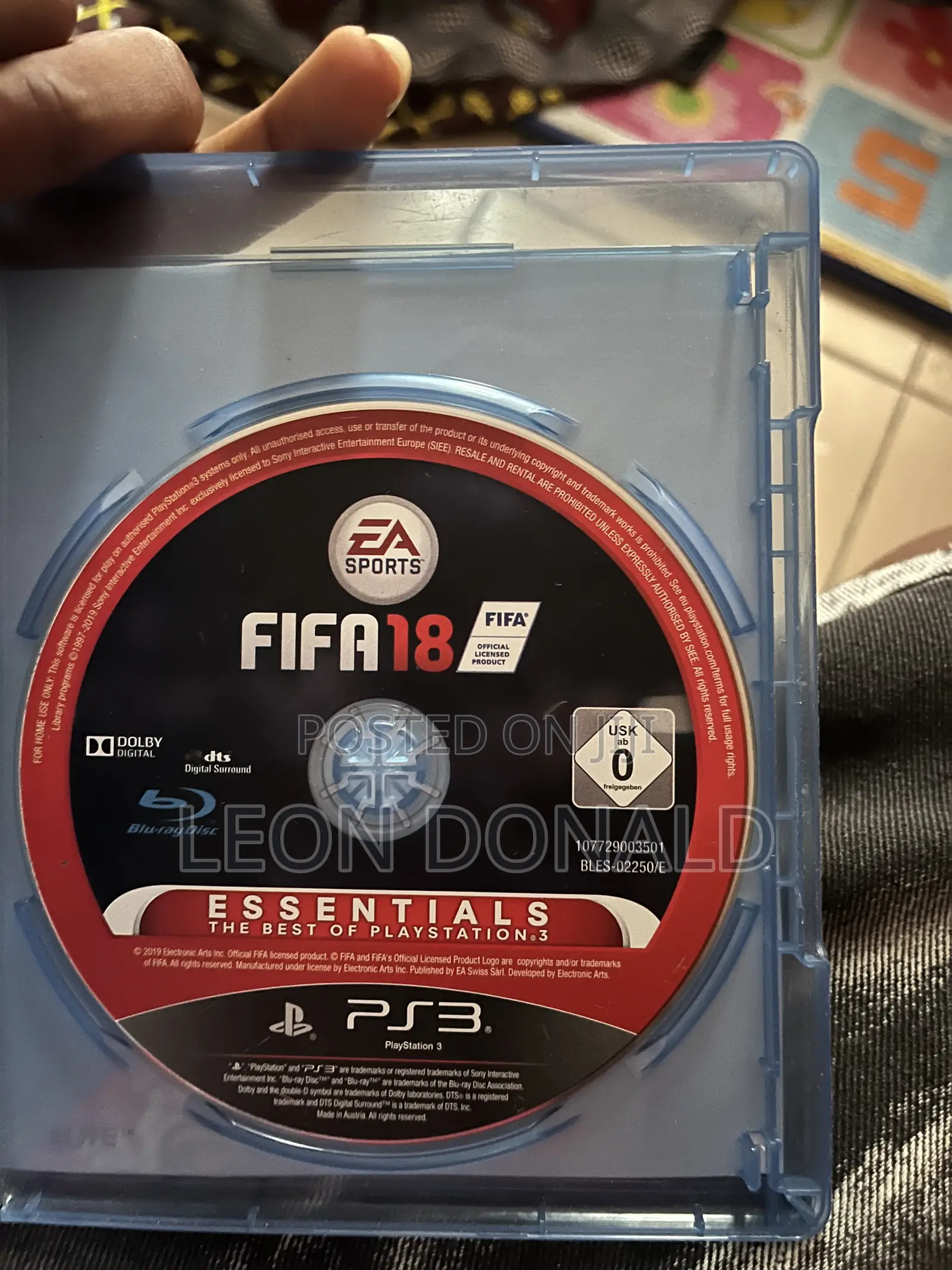 Fifa 18 Ps3