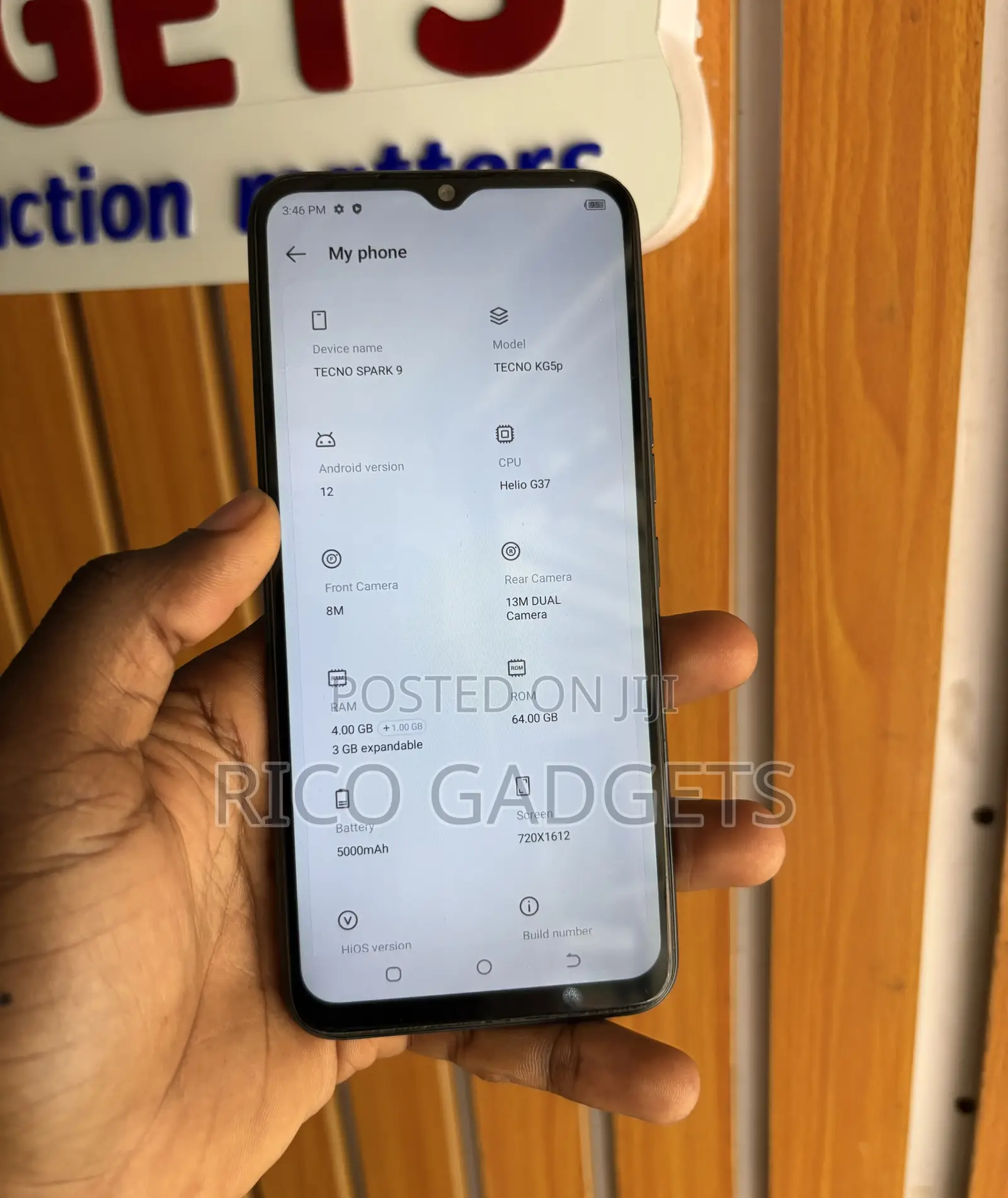 Tecno Spark 9 64 GB Black