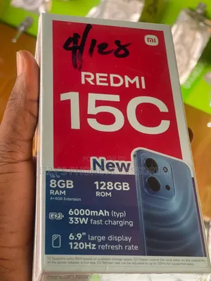 New Xiaomi Redmi 15C 4G 128 GB Red