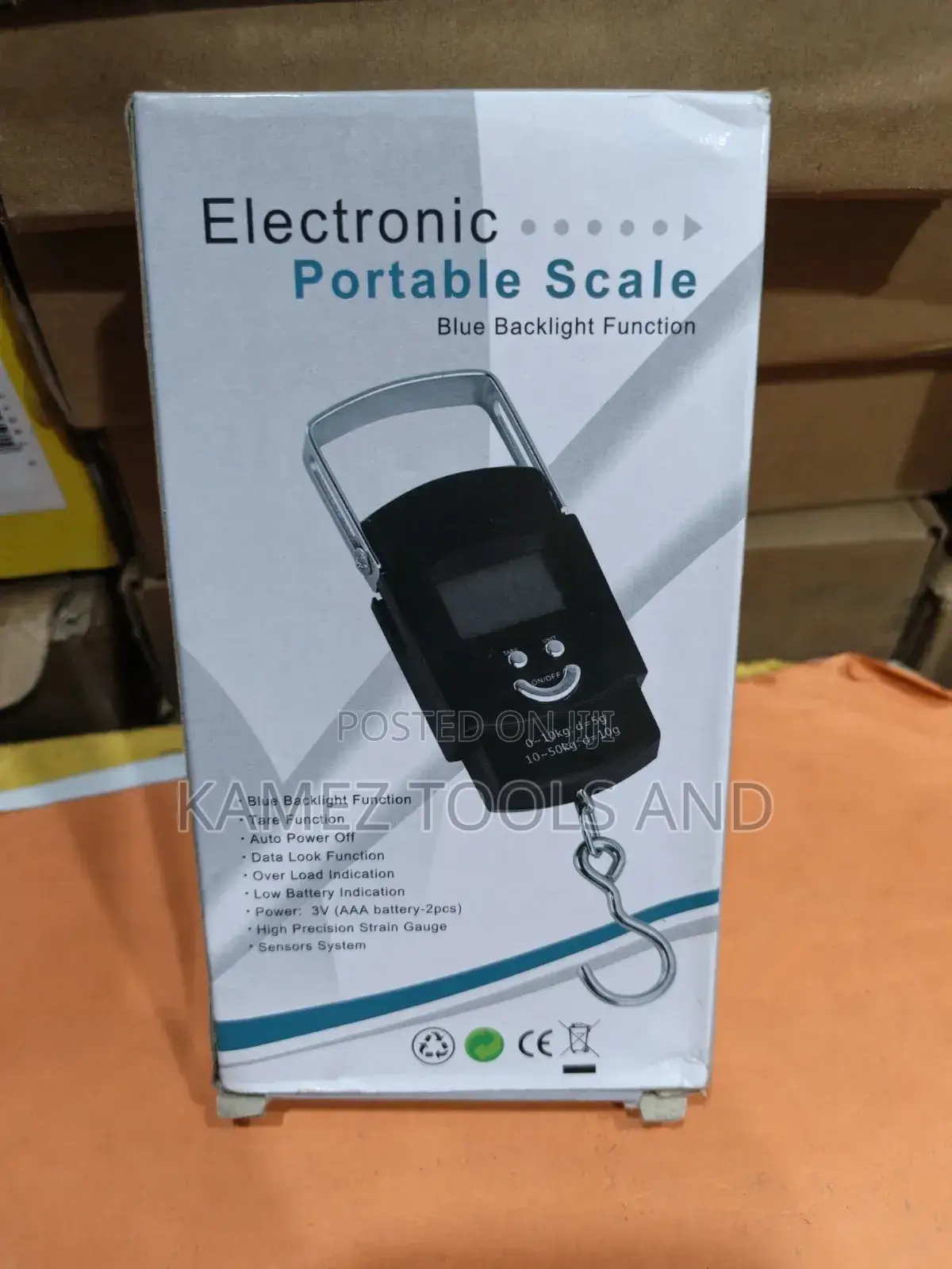 50kg Portable Digital Hanging Scale