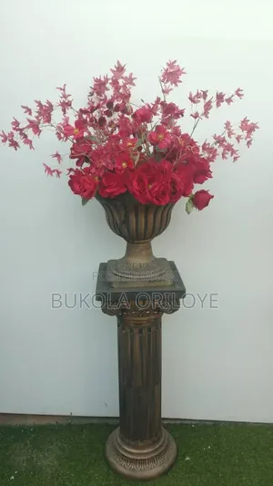 Rusting Gold Pedestal Rental Service