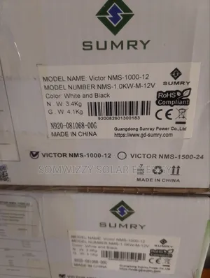 Sumry Inverter 1kva Hybrid 12v