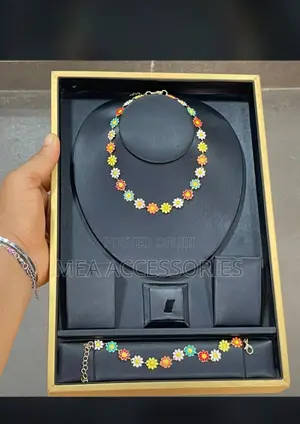 Flower Jewelry Set