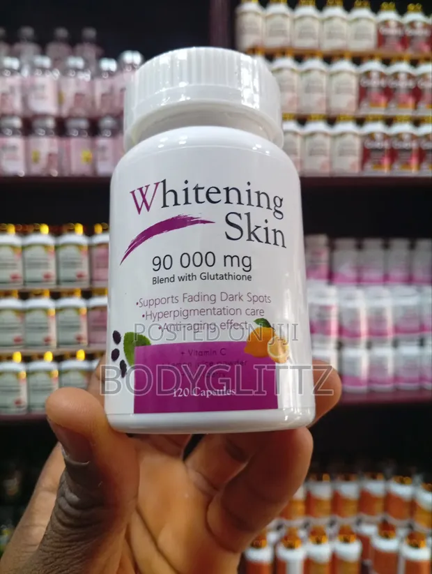 vaite glutathione WHITENING SKIN BLEND* DARK SPOTS REMOVAL HYPERPIGMENTATION CARE 60 Whitening Skin 90,000mg Softgels -