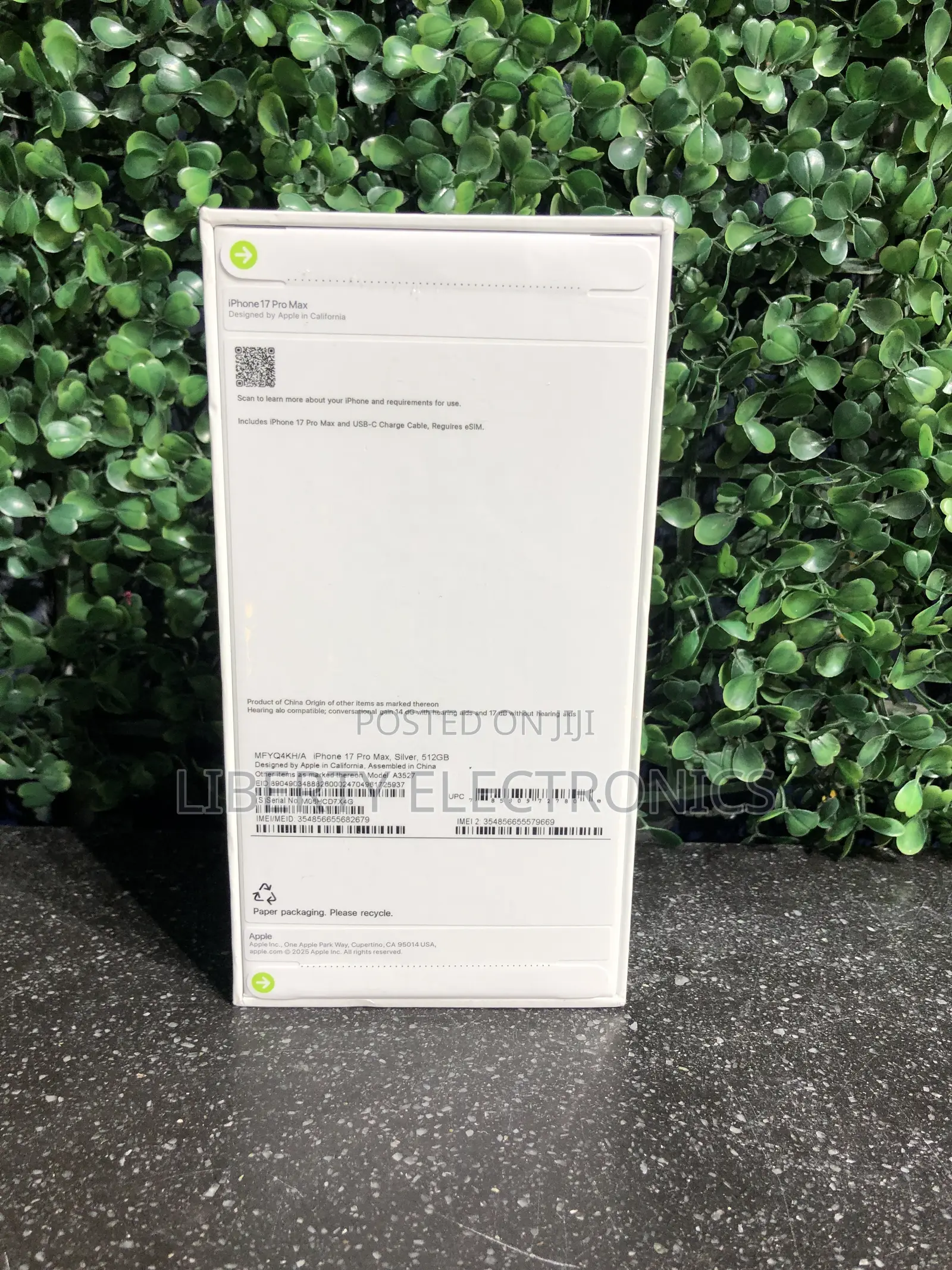 New Apple iPhone 17 Pro Max 512 GB Silver