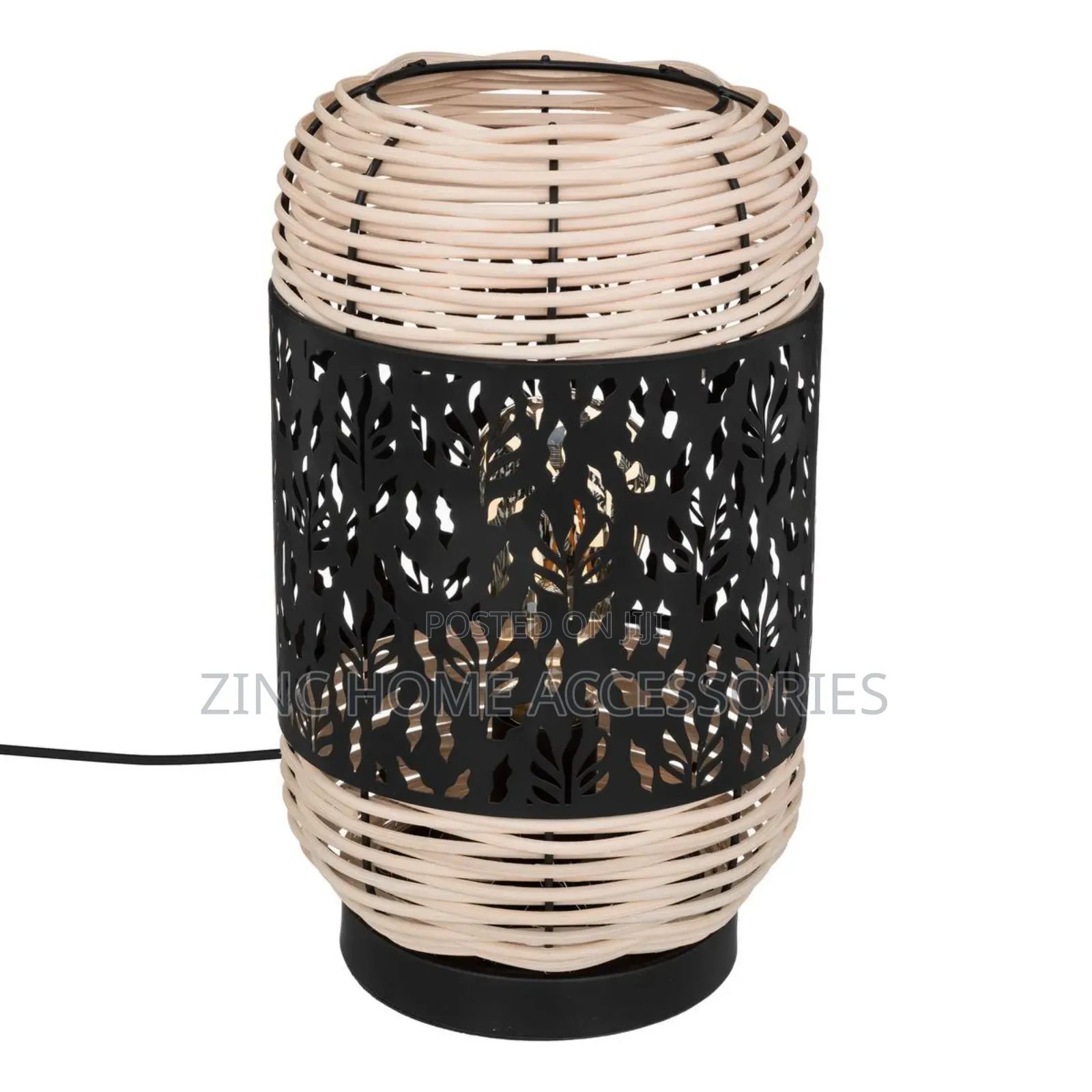 Bamboo Metal Lamp