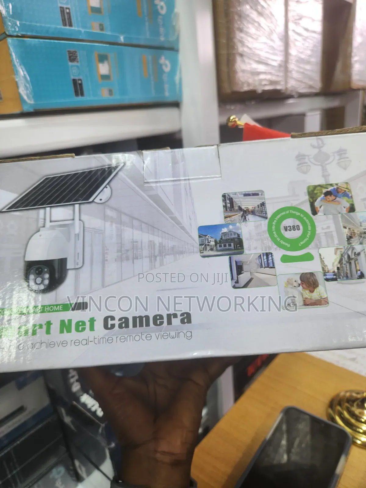 V380 Single Lens PTZ Solar Camera