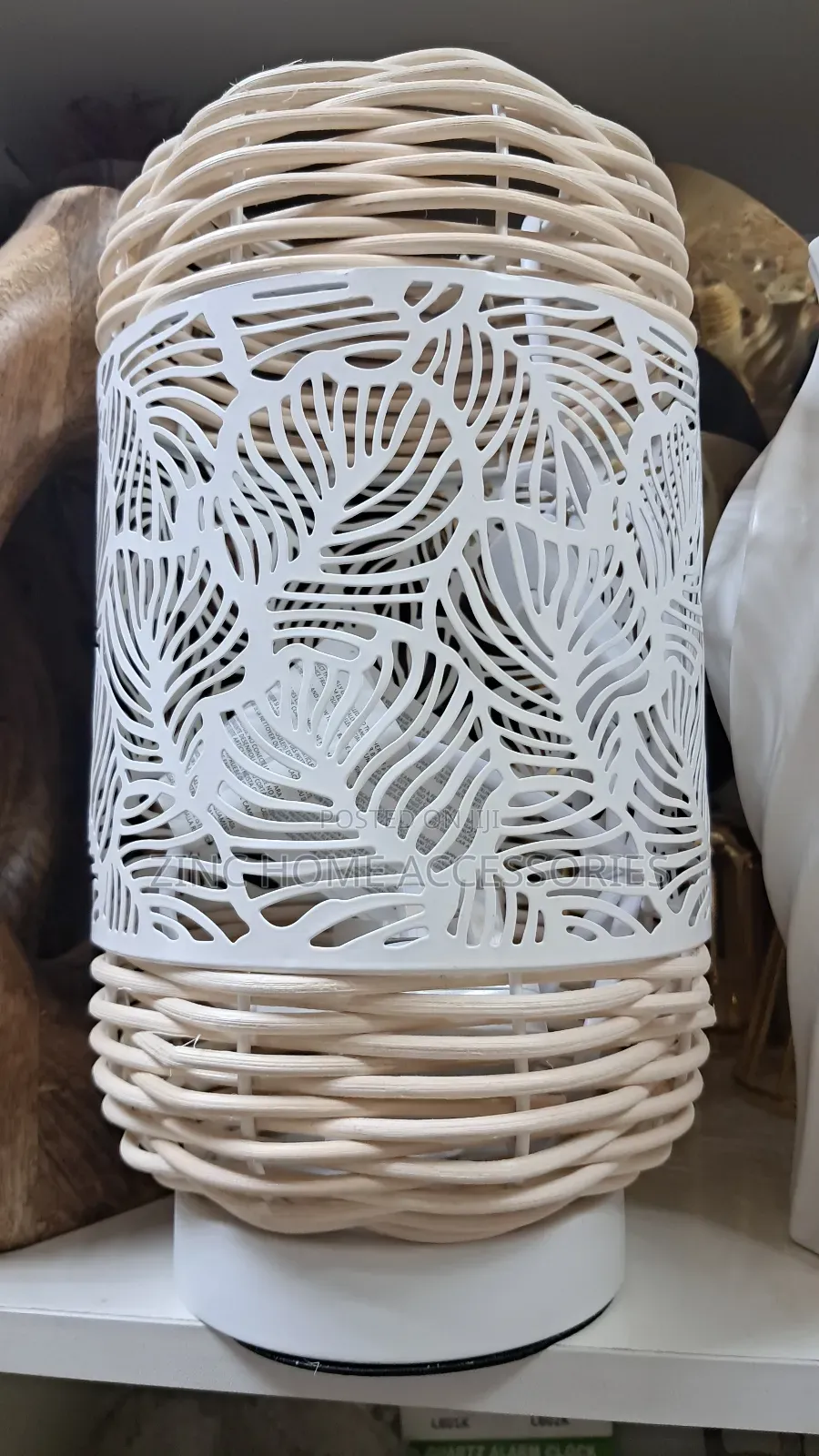 Bamboo Metal Lamp