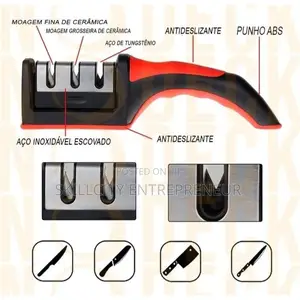 Kitchen Knife Sharpener, Scissors, and Peeler Set