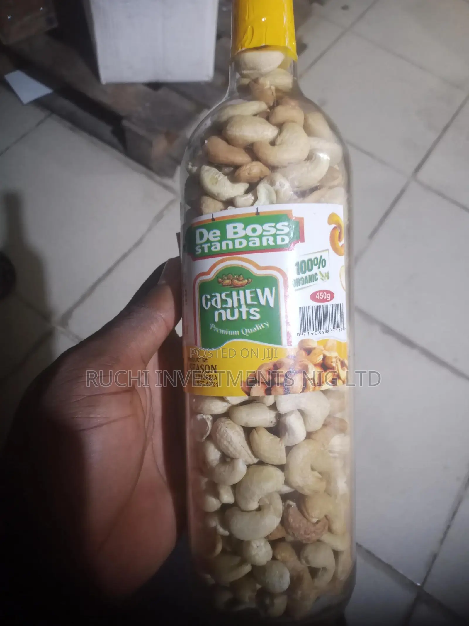 Premium Roasted Cashew Nut 100% Whole Nuts.