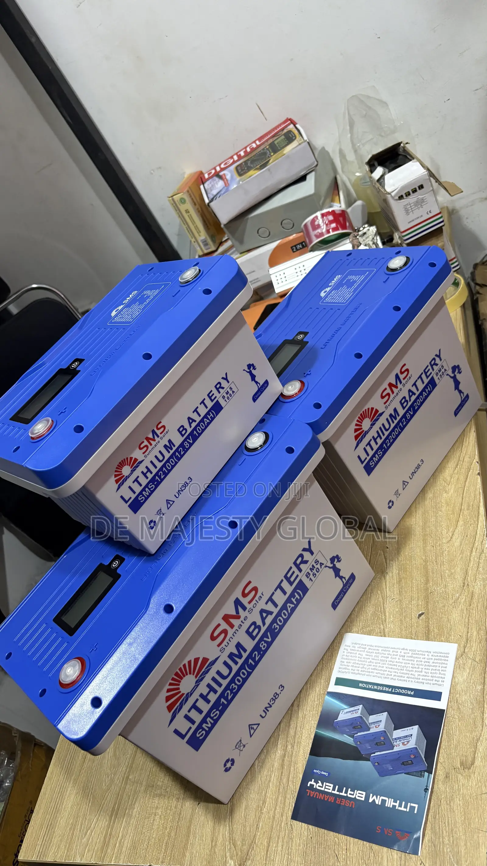 SMS 12v Lithium Battery Available in 100a 200a 300a