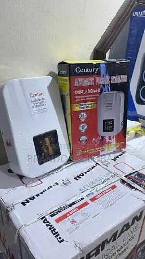 Century Stabilizer CVR-Tub-5000va-B – Premium Protection Stabilizer