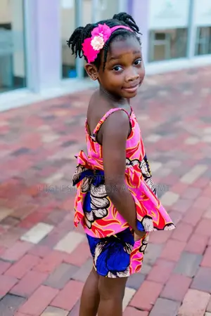 Ankara Print Girls Two Piece Set