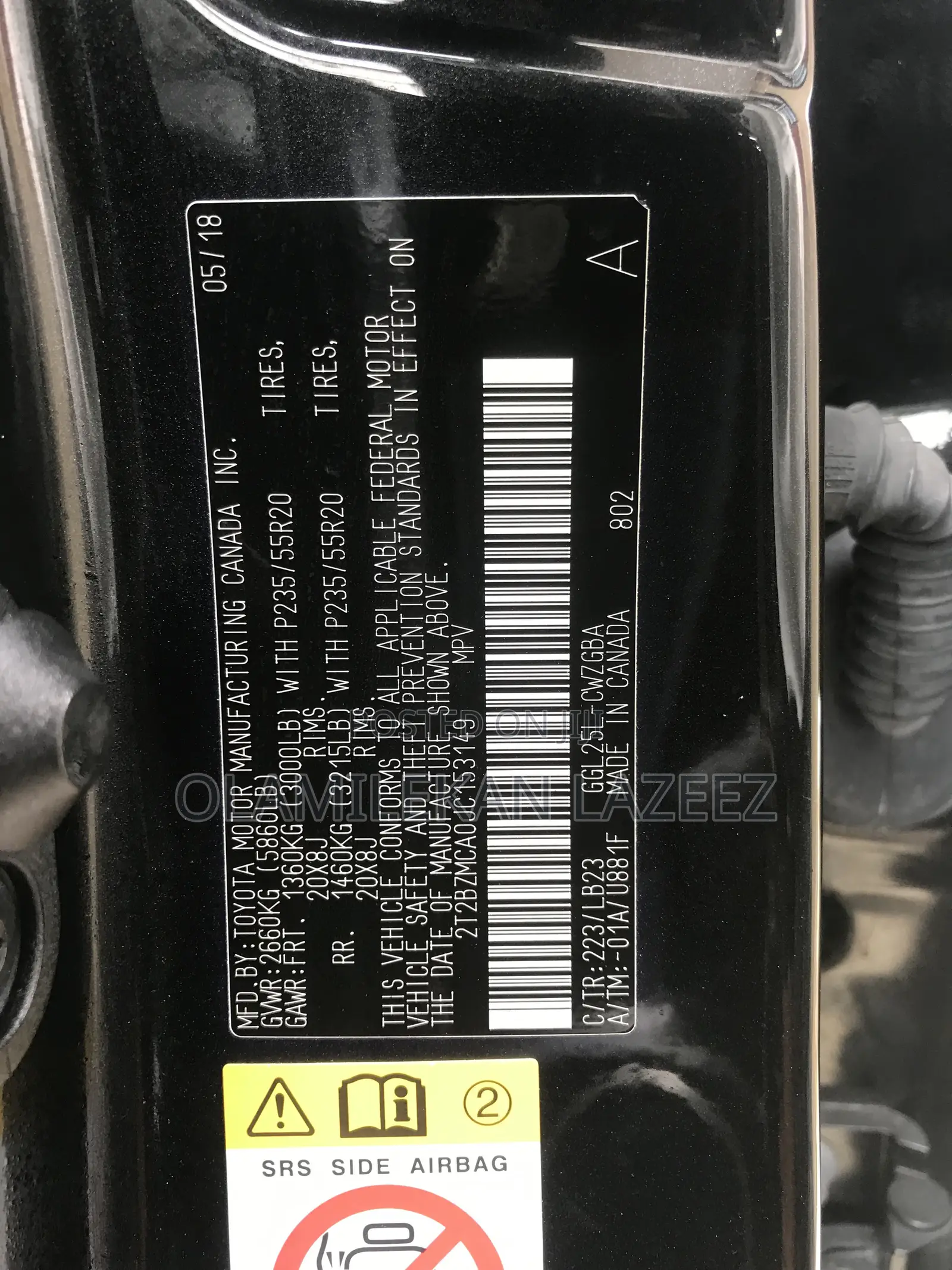 Lexus RX 2018 Black
