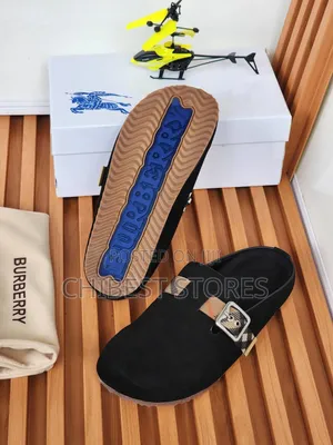 Premium Burberry Mens Half Slipper
