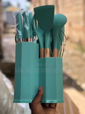 19pcs Silicone Cooking Spoon Set and Knife Set