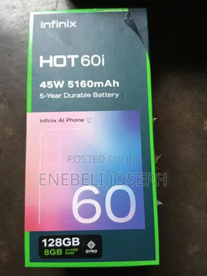 Infinix Hot 60i 128 GB Silver