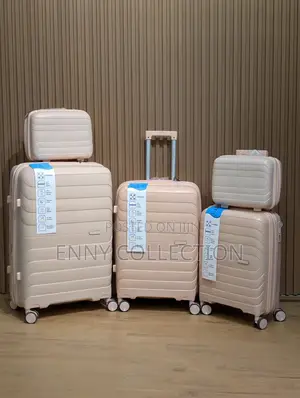 High Quality Solid Pp Set 5 Luggage Traveling Box