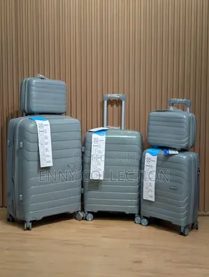High Quality Solid Pp Set 5 Luggage Traveling Box