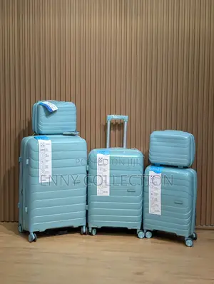 High Quality Solid Pp Set 5 Luggage Traveling Box