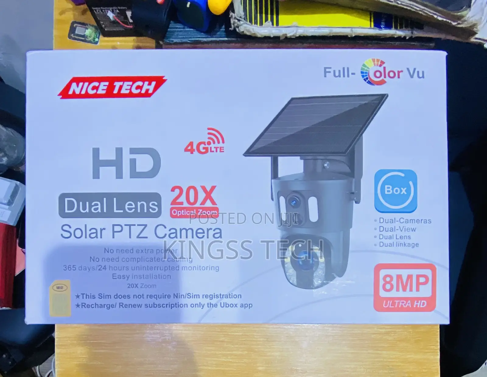 Sd3020 Dual Lens Solar Camera
