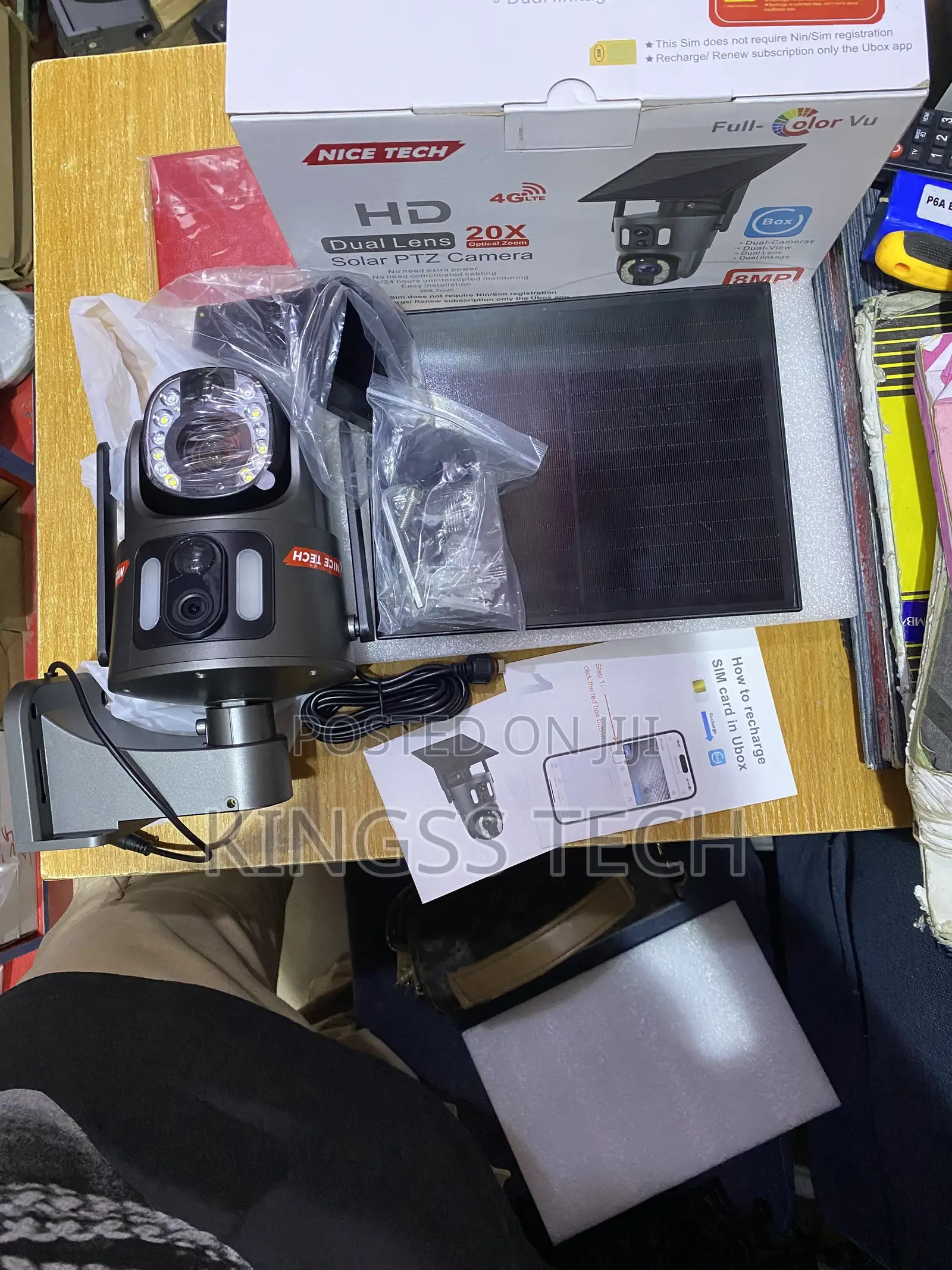 Sd3020 Dual Lens Solar Camera