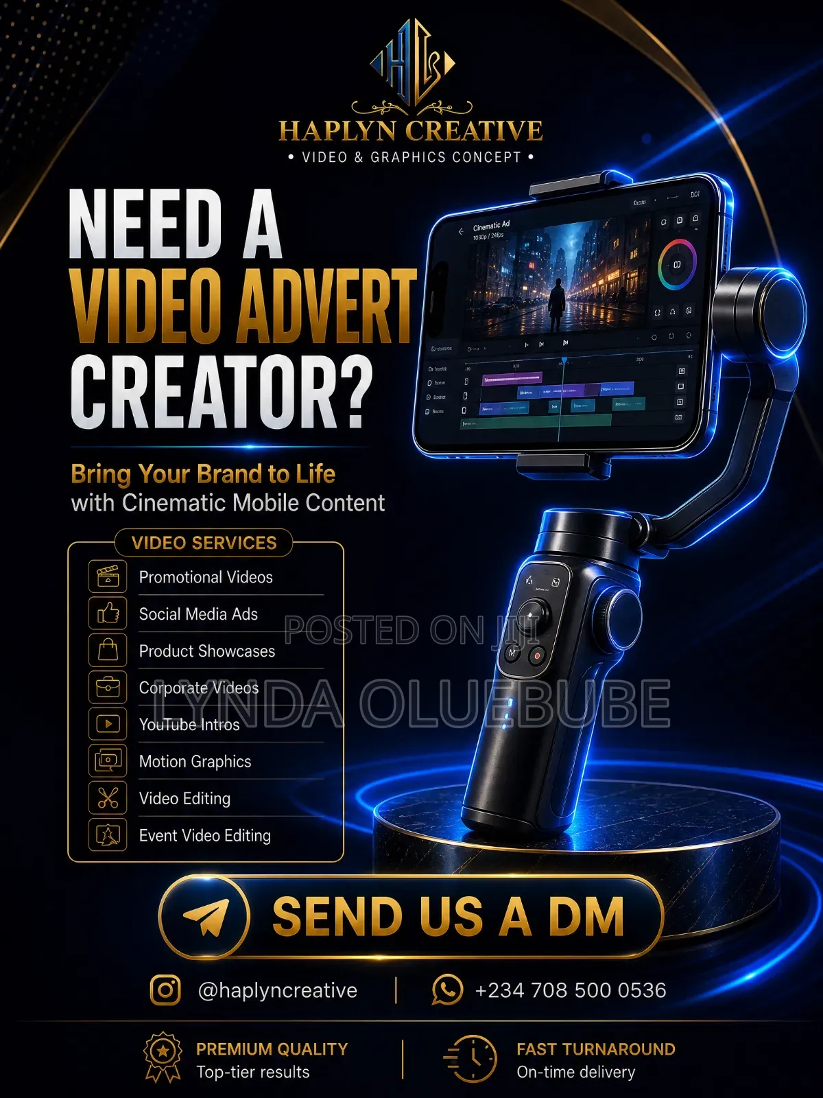 High-quality Video Editing Social Media Ads Creator